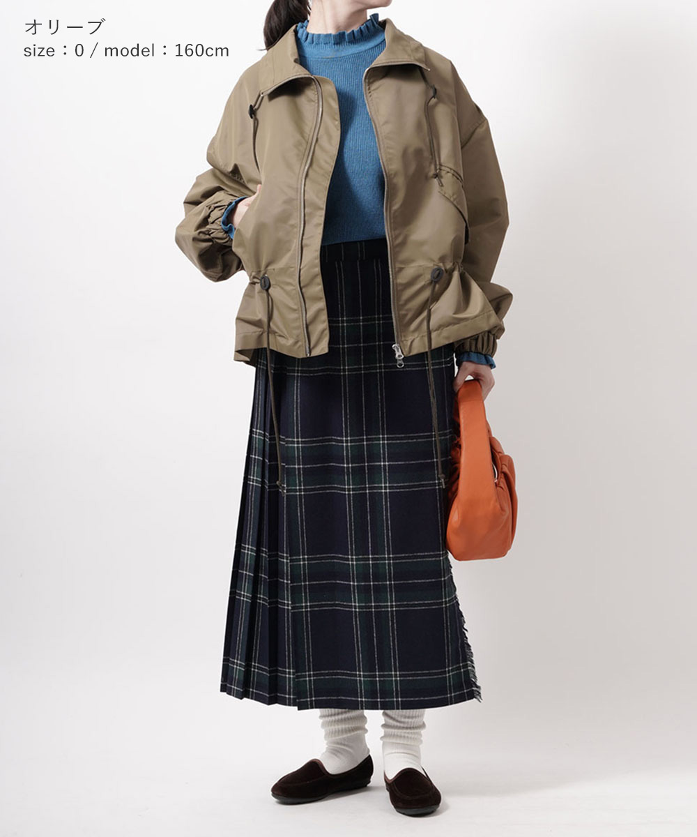 MANON（マノン） ナイロンツイル ミリタリージャケット レディース