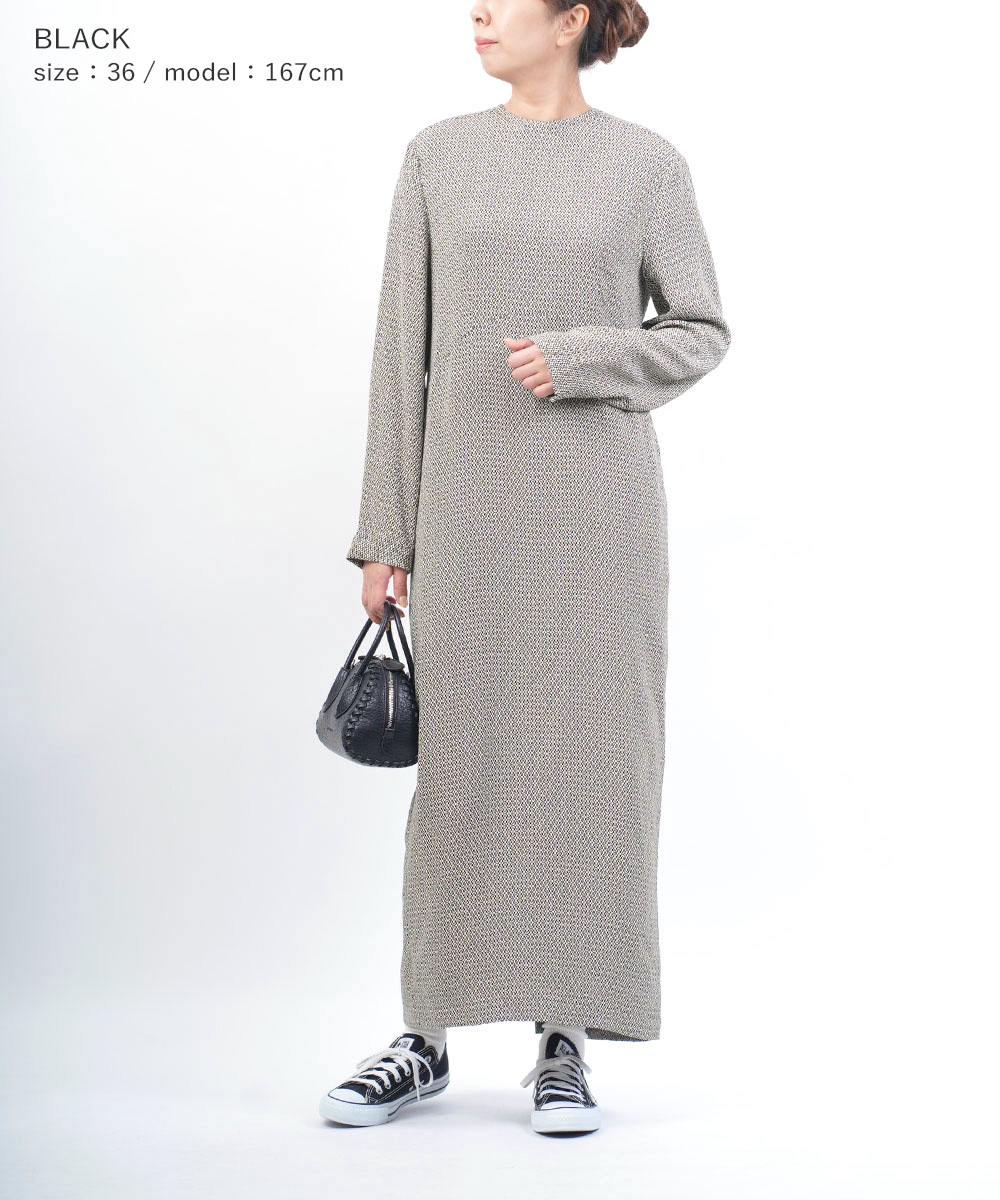 ザ シンゾーン ワンピース KOMON JACQUARD DRESS THE SHINZONE 2024春 