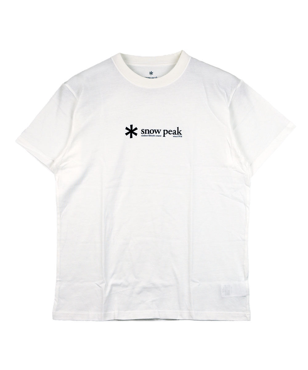スノーピーク Soft Cotton Logo Short Sleeve T Snow Peak 2024春夏新作 メンズ 国内正規品｜etre｜04