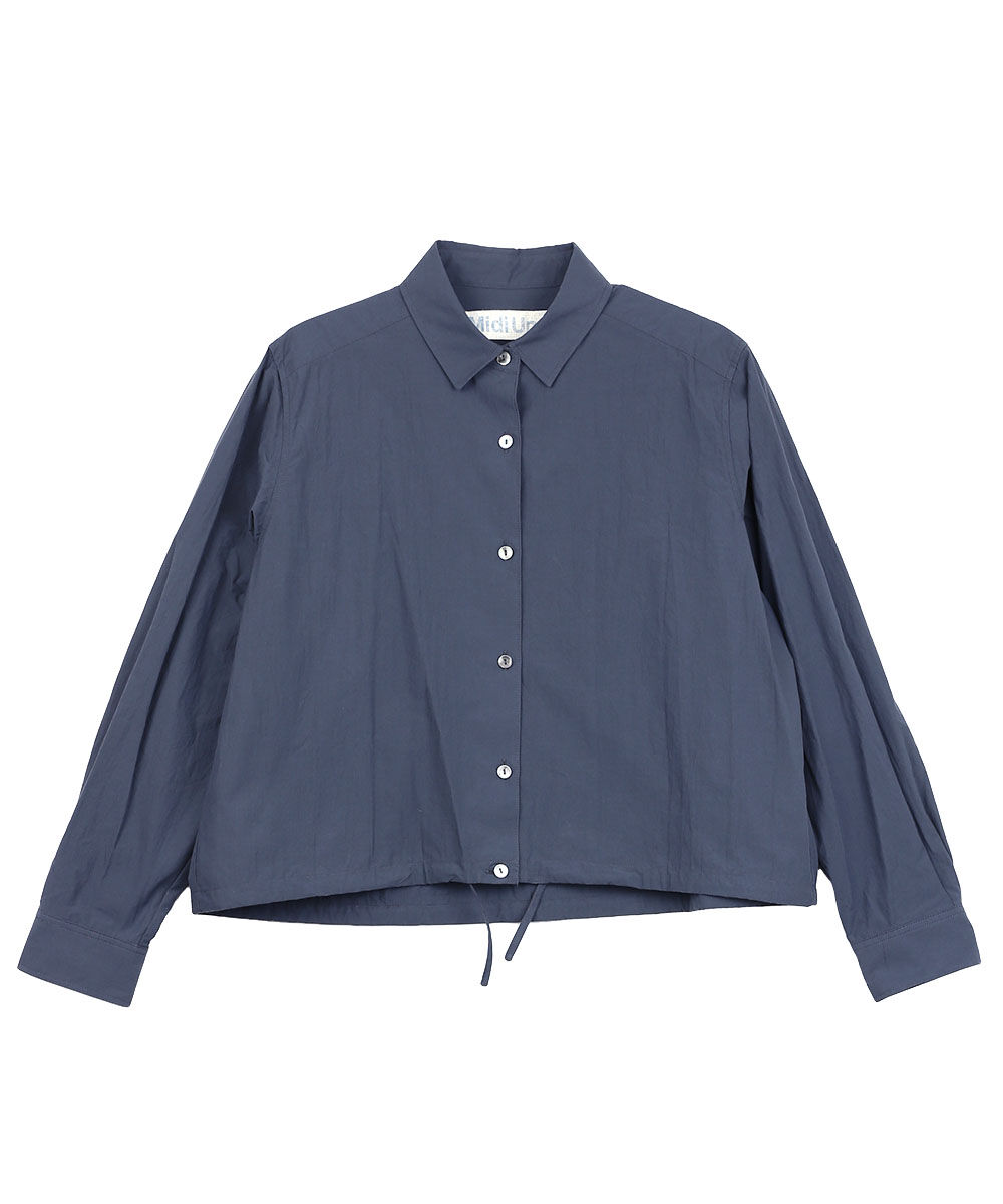 Midi Umi ミディウミ ショートドローストリングシャツ 日本製 楽天市場】[1-739471]Midi Umi(ミディウミ) Short Drawstring
