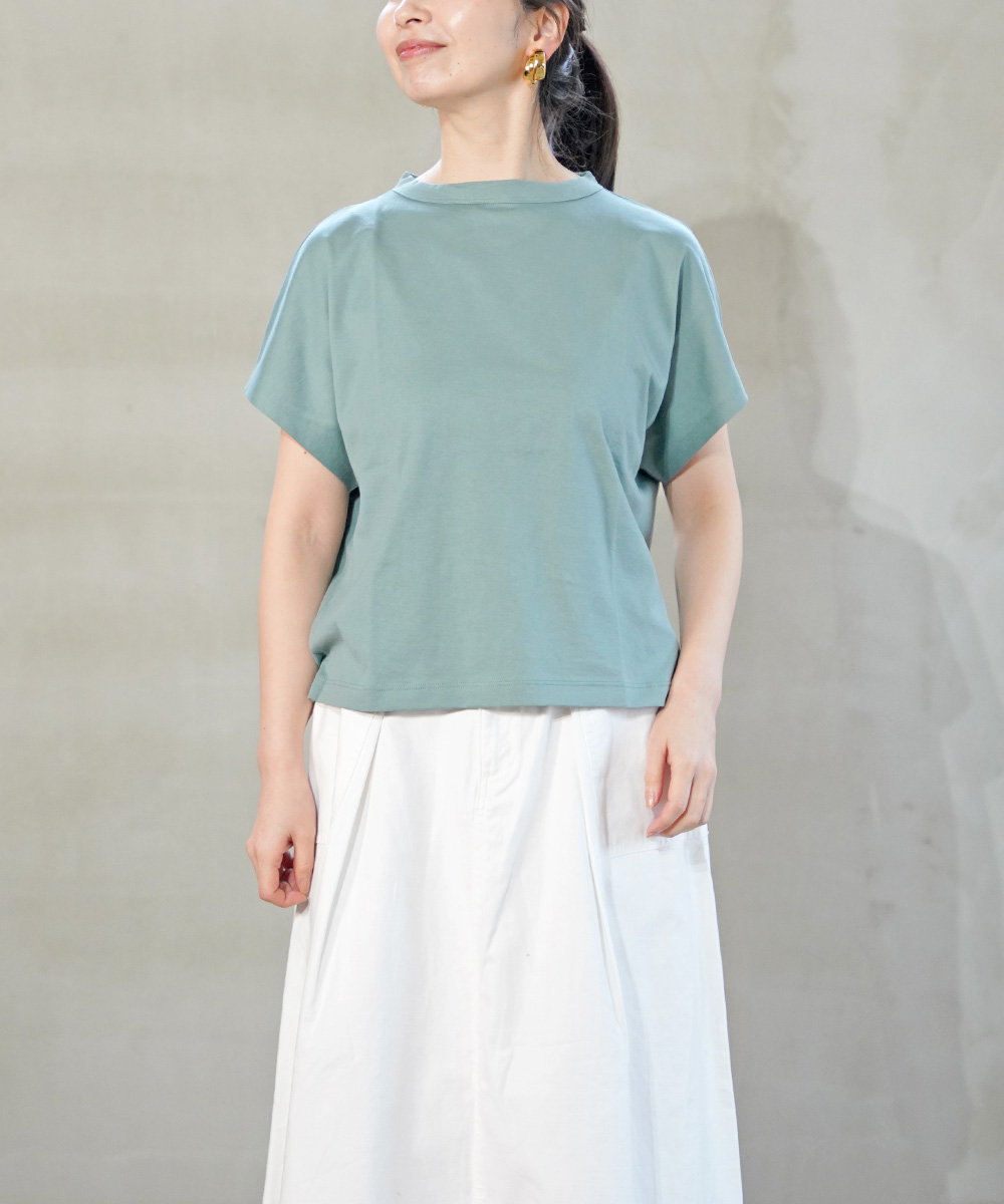 handvaerk ハンドバーク 60/2 キャップスリーブTシャツ