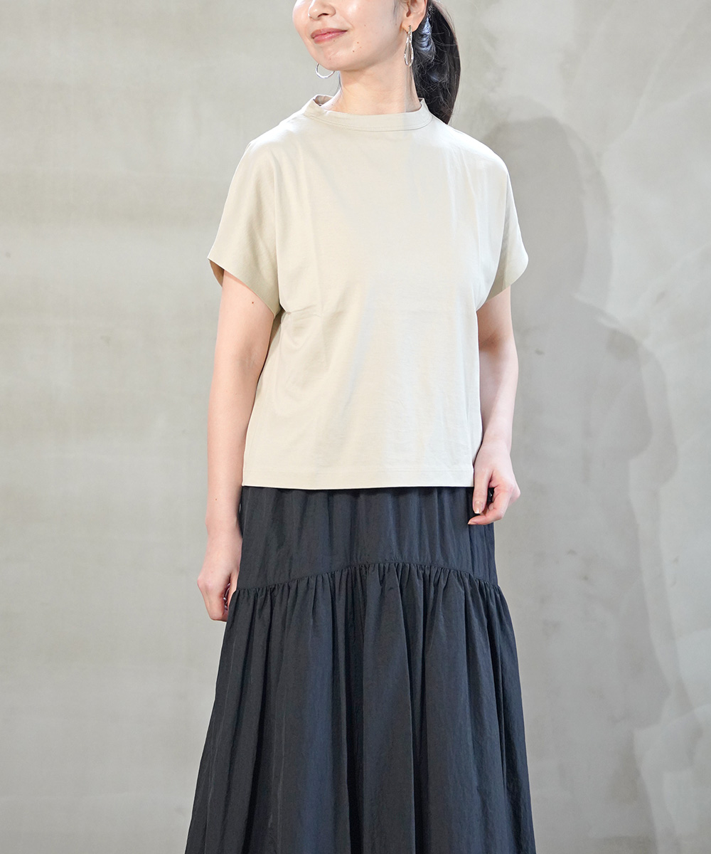 handvaerk ハンドバーク 60/2 キャップスリーブTシャツ