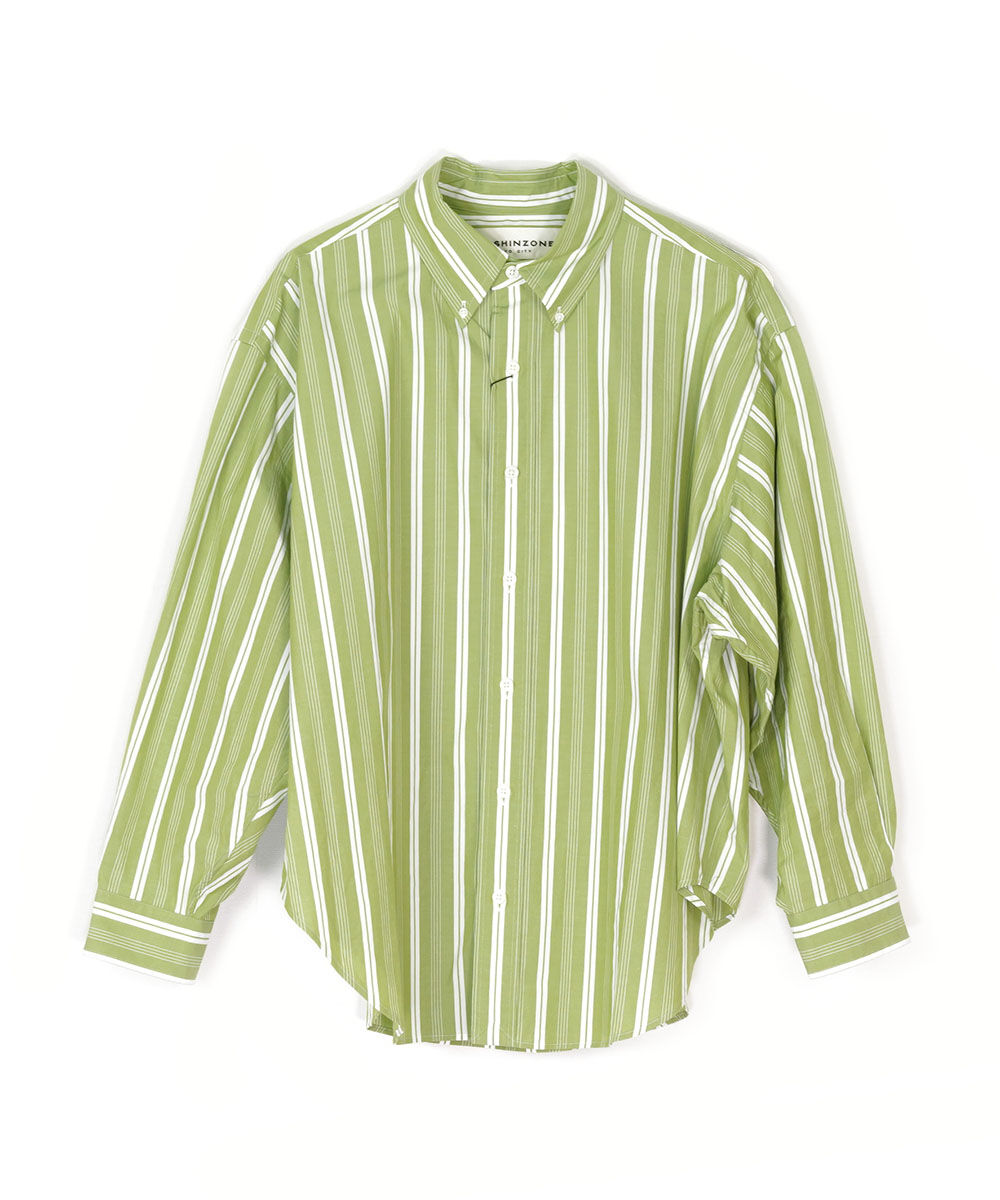 Shinzone（シンゾーン）】STRIPE DADDY SHIRT ダディシャツ
