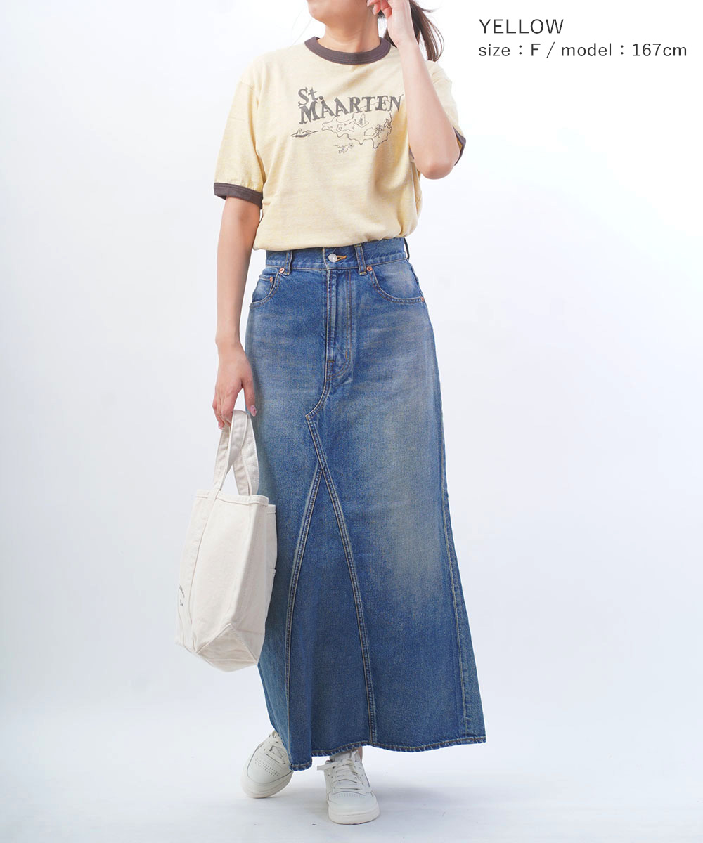 トップス THE SHINZONE ST.MAARTEN TEE F YELLOW NEW ARRIVALS 】 