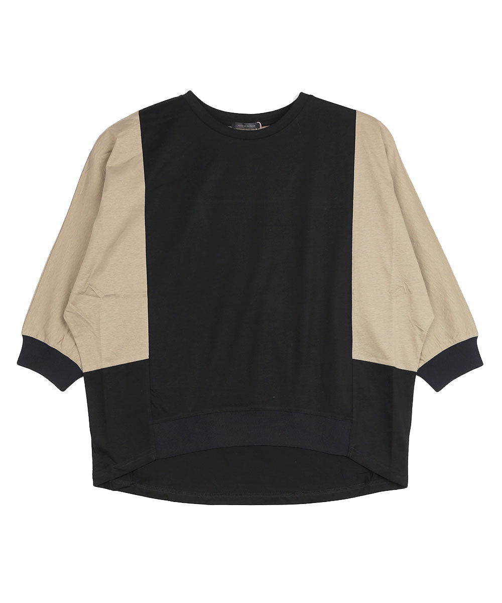 トリコトリコ 切り替え ドルマンカットソー tricot'tricot