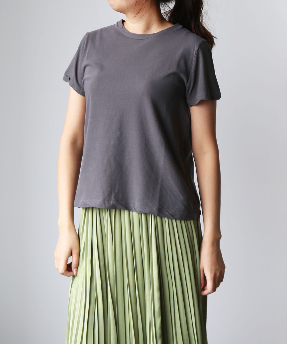 GREYCHORD グレーコード 233GC14 LIZA リザ ホワイト レディース レギュラーフィット TEE 無地 カットソー 送料無料 GREYCHORD グレーコード 233GC14 LIZA リザ ホワイト レディース
