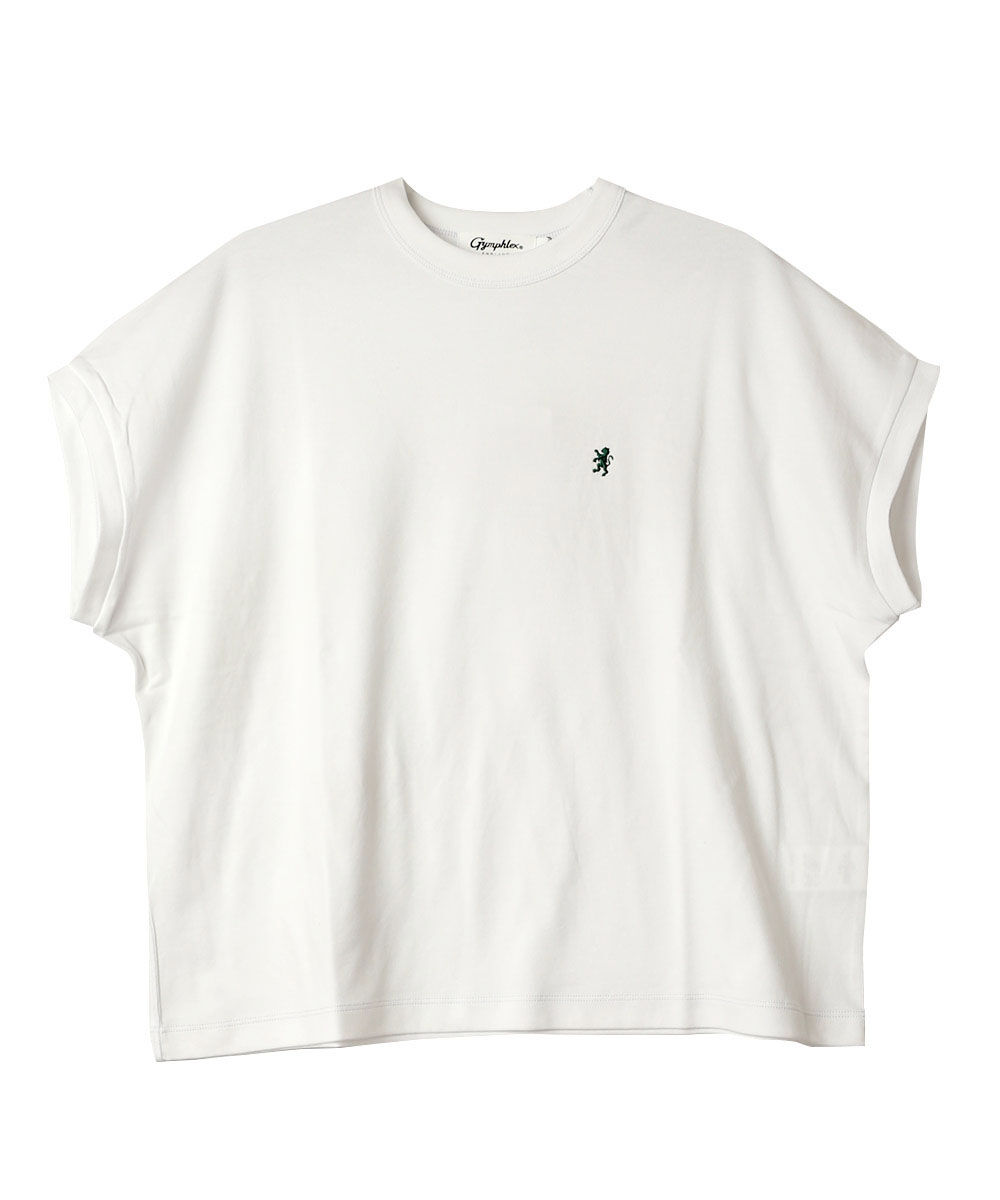GYMPHLEX（ジムフレックス） セミフレンチスリーブ クルーネックT