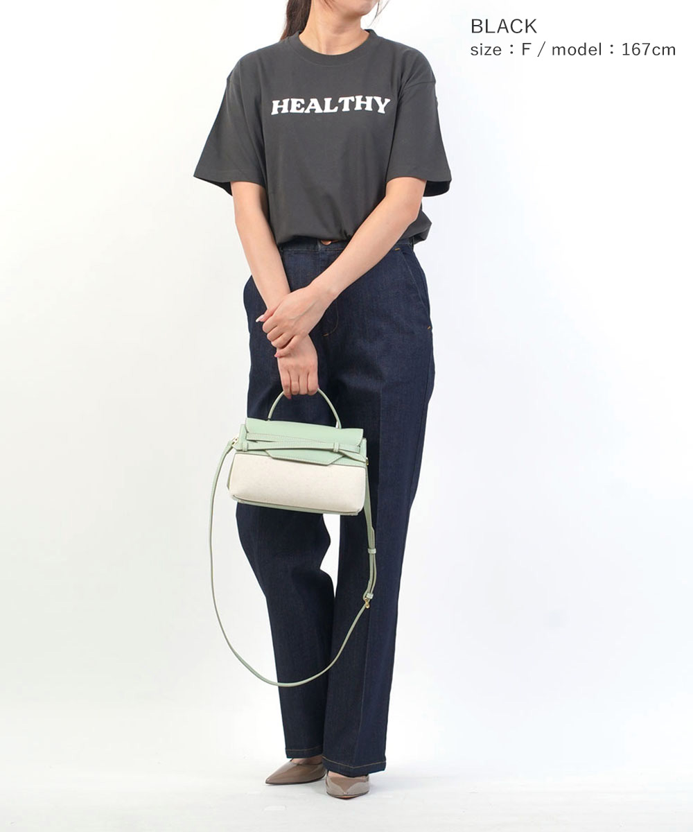 新品未使用タグ付Healthy denim ⭐️Quiche23Mid Used Healthy denim（ヘルシーデニム） オーバーサイズT Healthy Healthy
