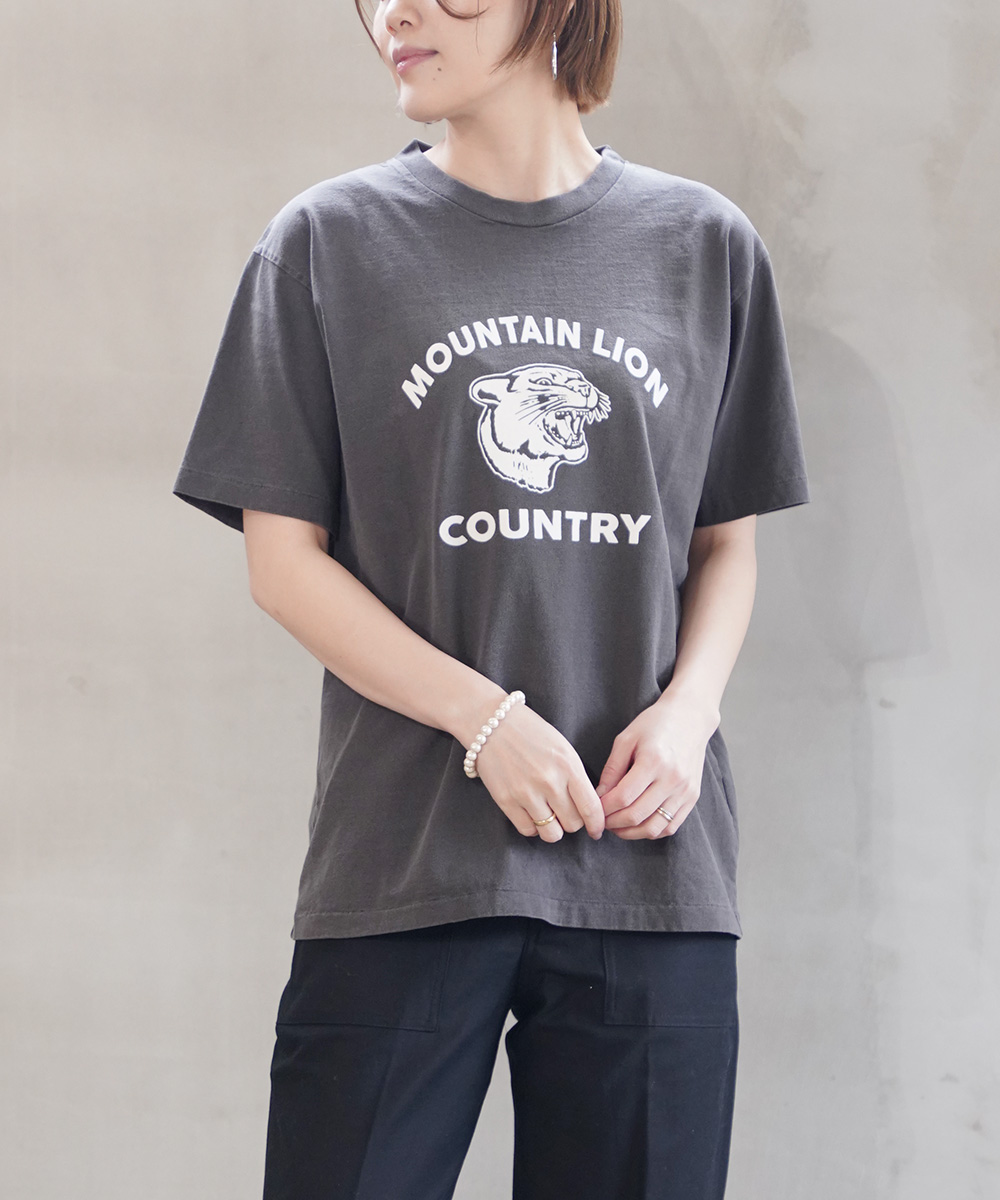 ミクスタ MOUNTAIN LION SS CREWNECK T-SHIRTS Mixta 2024春夏新作 レディース メンズ 国内正規品 メール便可能5｜etre｜03