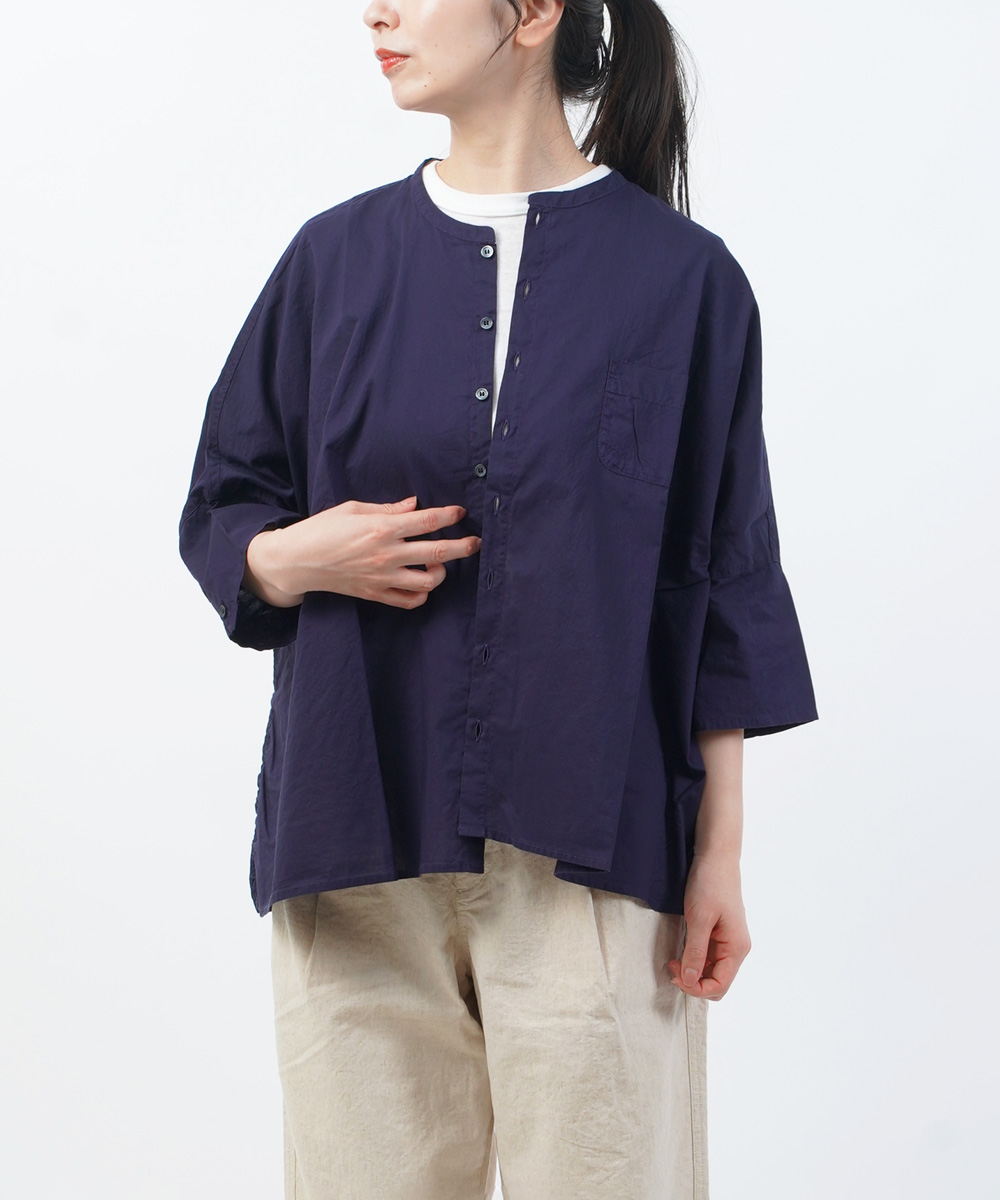 ナチュラルランドリー 80タイプライターランドスケープシャツ NATURAL LAUNDRY 2025春夏新作 レディース 国内正規品 NATURAL LAUNDRY ナチュラルランドリー 80タイプライター