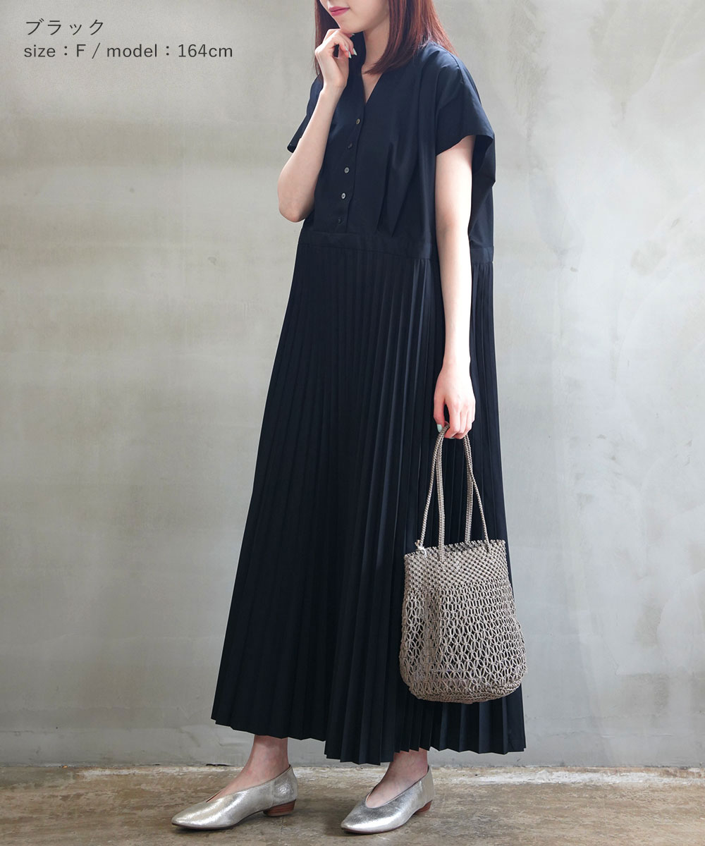 ミズイロインドmizuiroind ワンピースジレ グレー ロング 洗える 2-250053-01.jpg