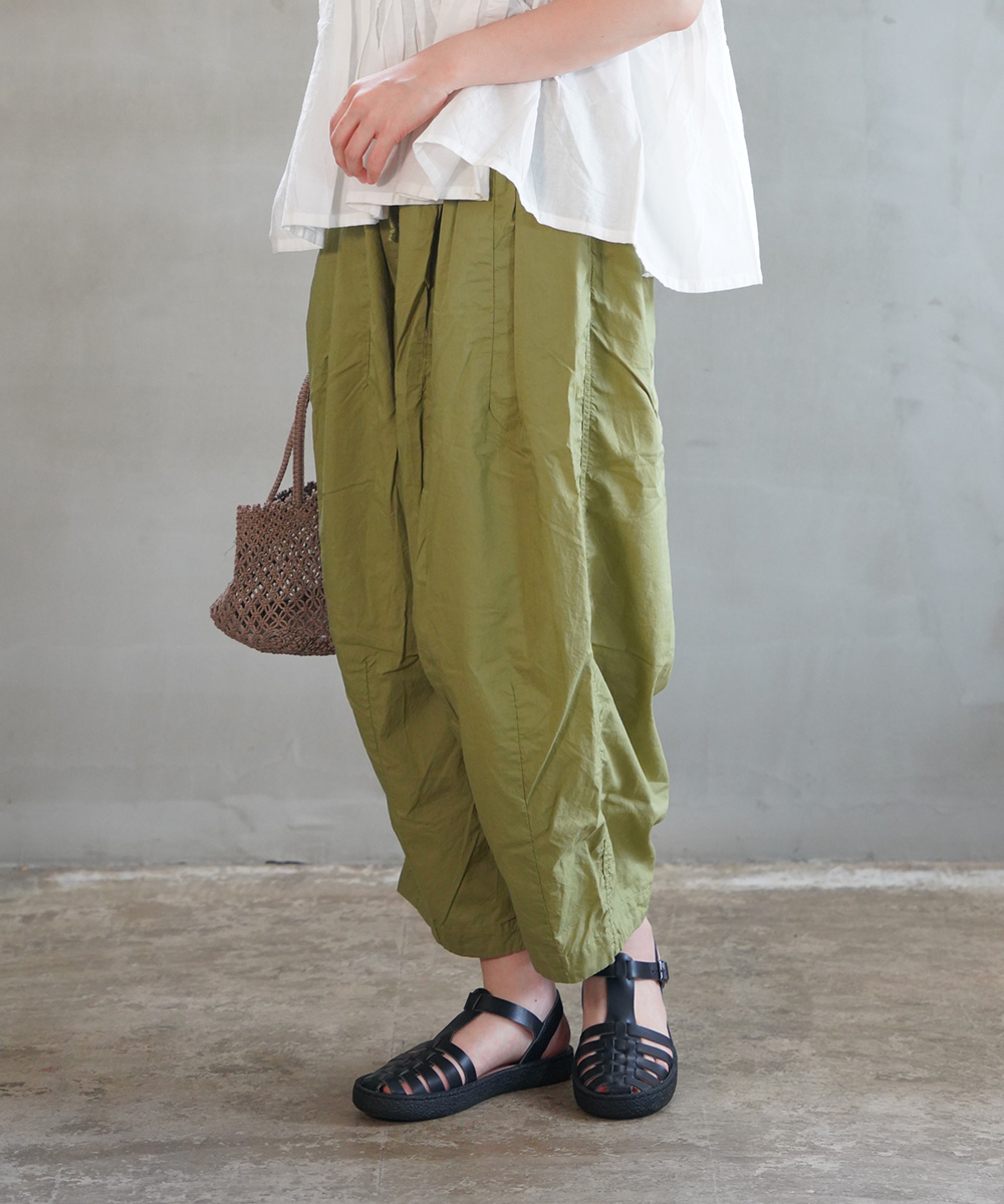 tumugu（ツムグ） オーガニック80 ブロードパンツ レディース 国内正規