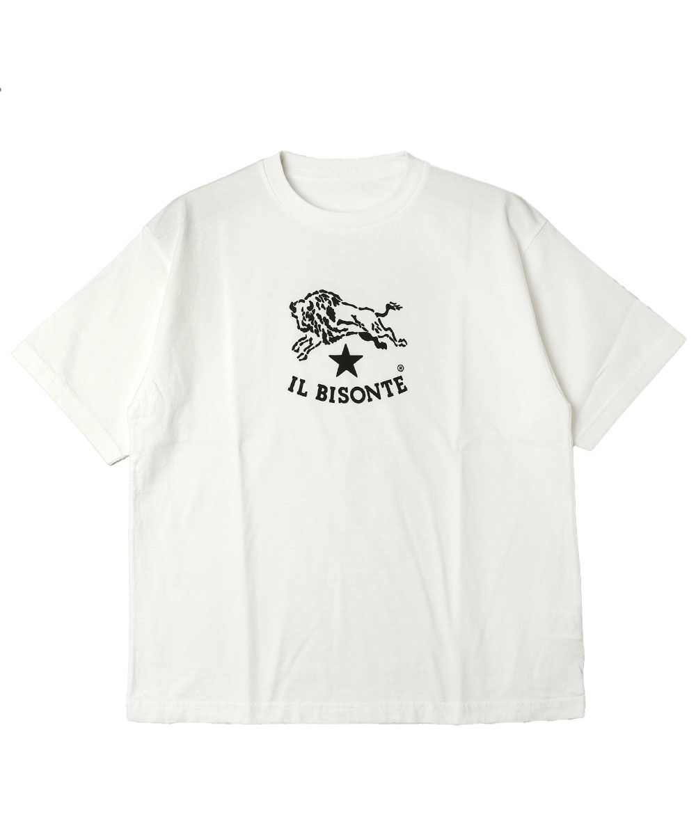 IL BISONTE イルビゾンテ バイソンロゴ Tシャツ レディース
