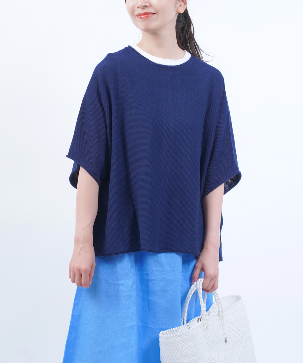 【新品タグ付】ナチュラルランドリー　リネンコットンニット　2wayカーディガン NATURAL LAUNDRY ナチュラルランドリー リネンコットンニット
