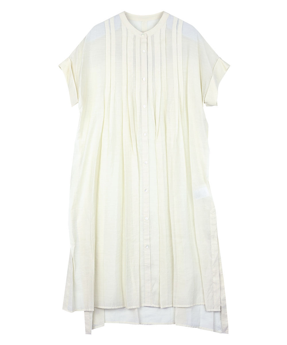 ユイティーム タック フレンチ ロングシャツ huitieme nid