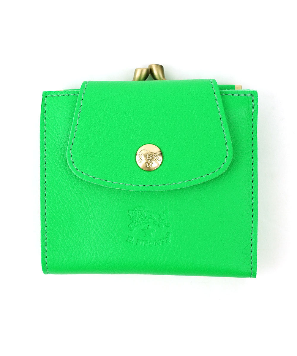 IL BISONTE（イルビゾンテ） がま口二つ折り財布 レディース メンズ