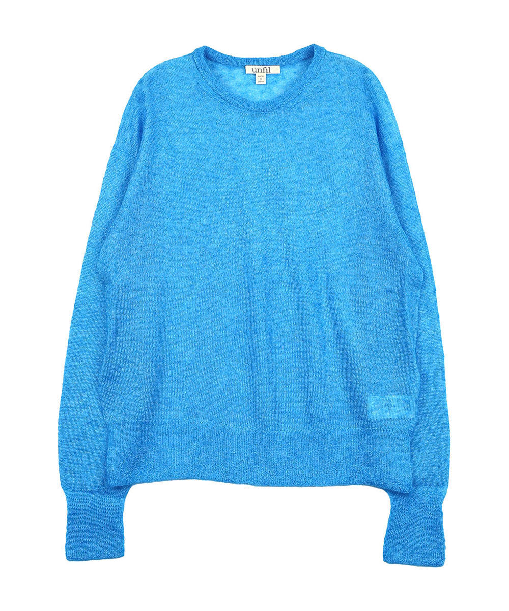 unfil (アンフィル) extrakid mohair & silk layered sweater