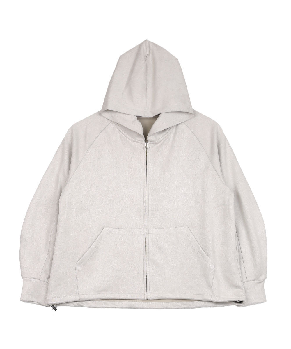 イノウェーブ マシュマロスウェード ジップパーカー INNOWAVE