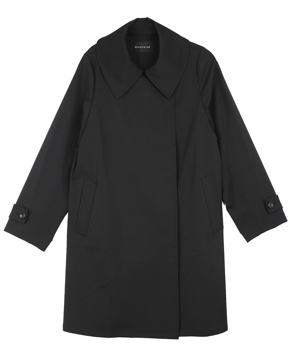 値下げ！新品未使用mizuiro ind ポリエステル トレンチCTコート 値下げ！新品未使用mizuiro ind ポリエステル トレンチCTコート 中古
