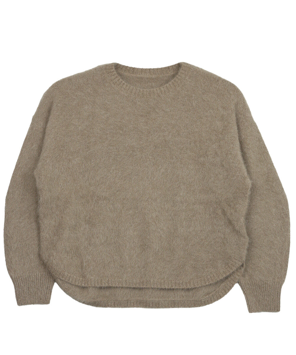 マリアプラス フォックスカシミヤ クルーネックニット Maglia Plus