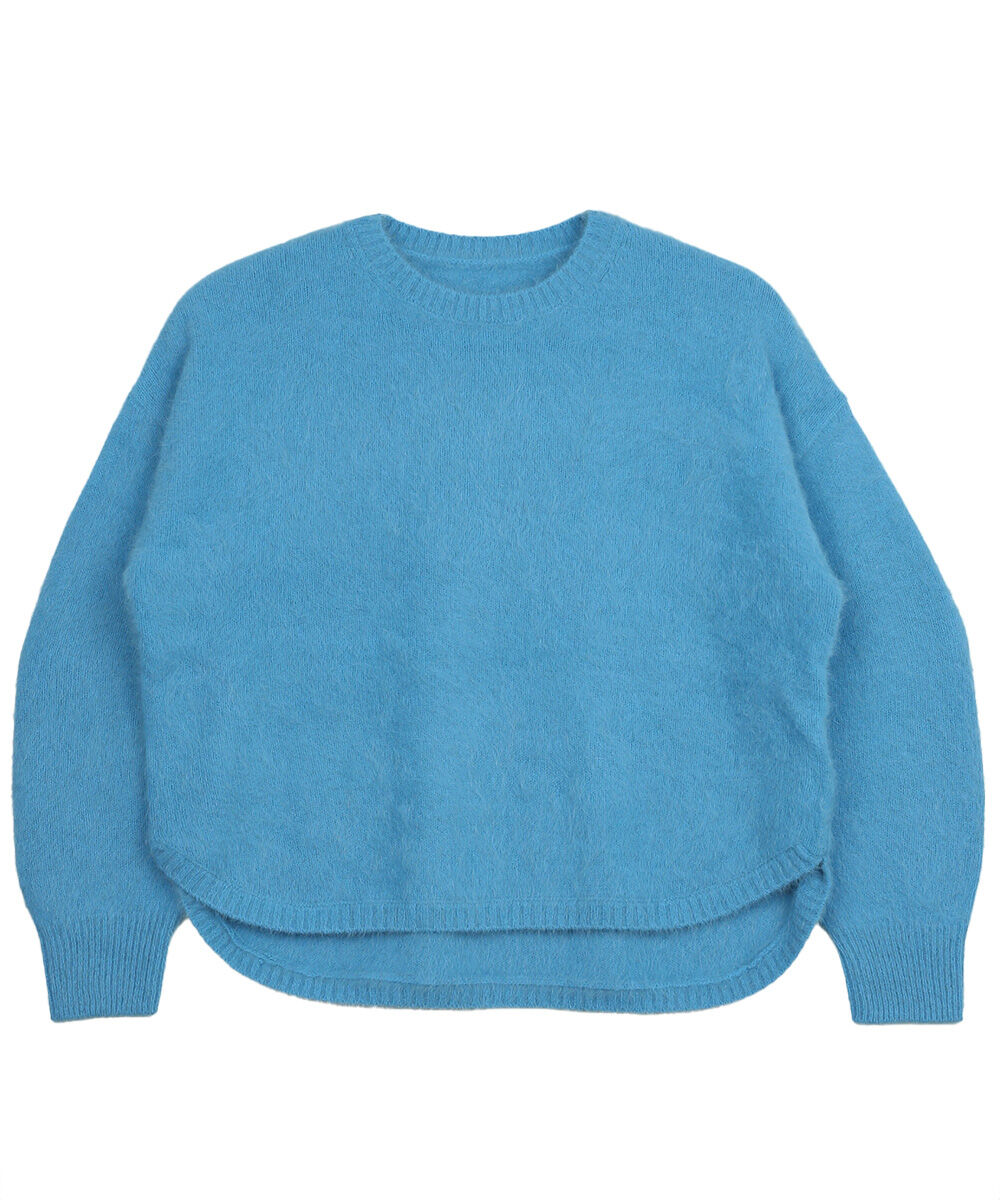 マリアプラス フォックスカシミヤ クルーネックニット Maglia Plus