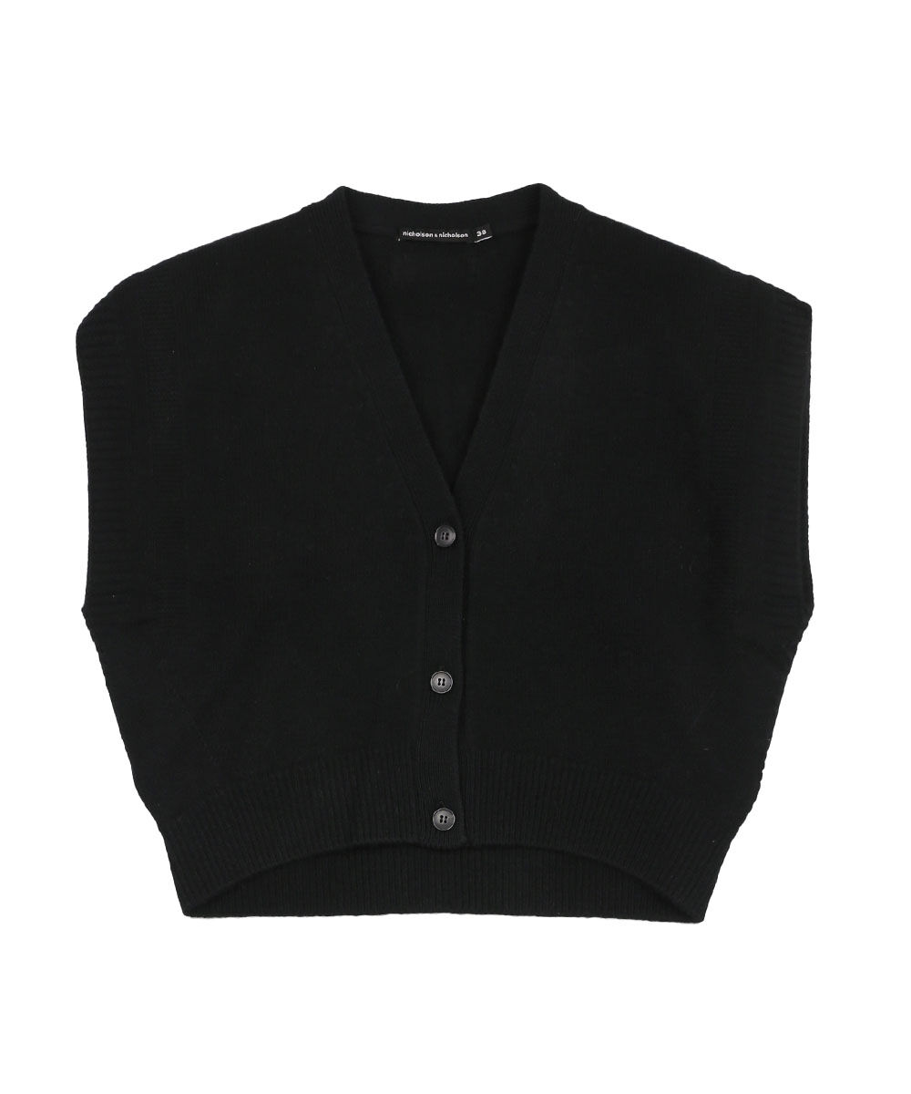 スタジオニコルソン KINT VEST ニットベスト Vネック プルオーバー Studio Nicholson Vネック ニットベスト | ブルー | FARFETCH JP