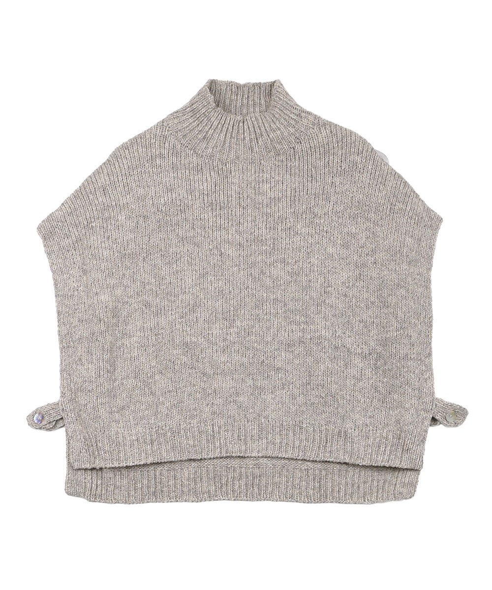 ユティリテ ペルーハイランドウール モックネックベスト utilite