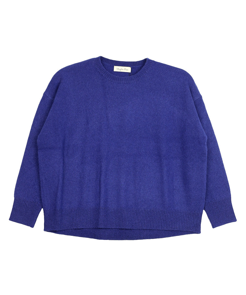 マリアプラス ヤクウール クルーネックニット Maglia Plus レディース