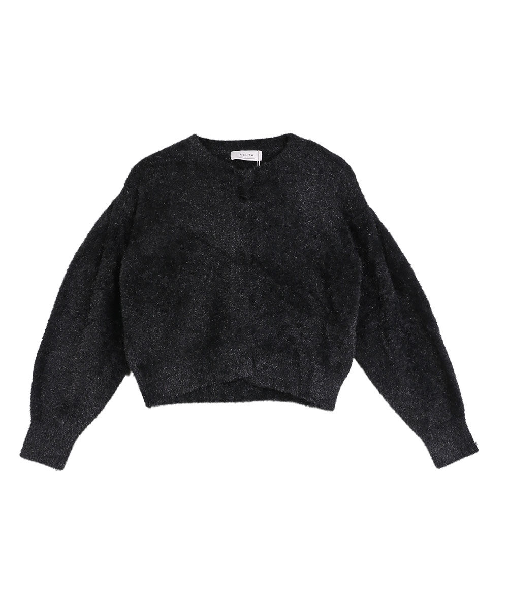 アクータ ラメグリッターヤーンショートカーディガン ACUTA レディース