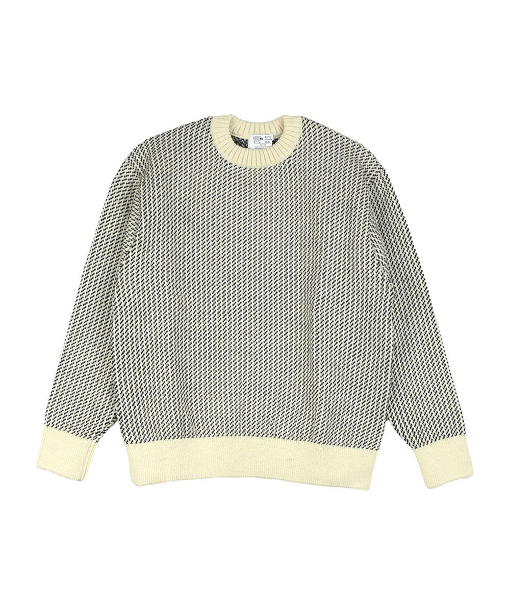 ケリーウーレンミルズ バーズアイ クルーネックニット Kerry Woollen