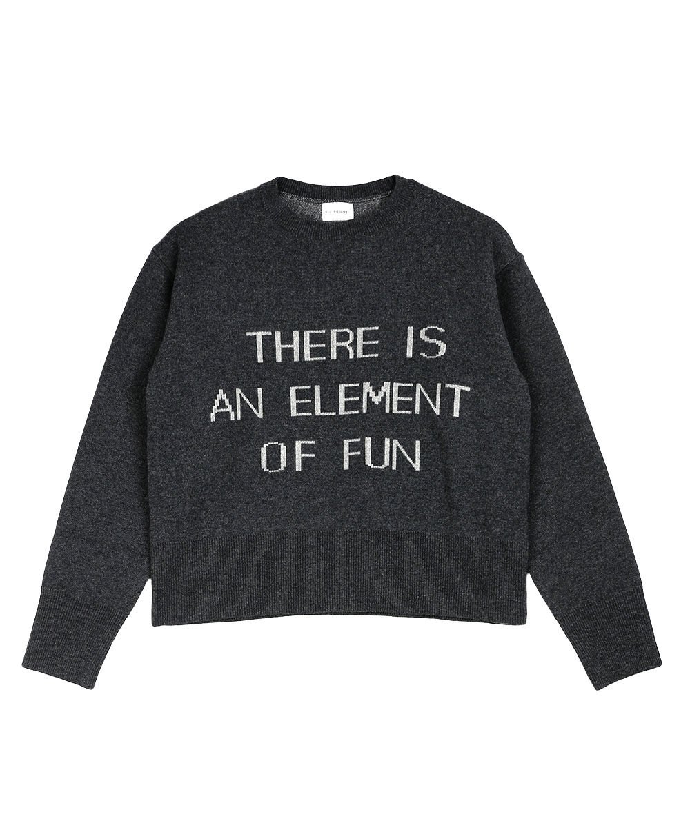 BLUE LAKE MARKET（ブルーレイクマーケット） ロゴニットプルオーバー