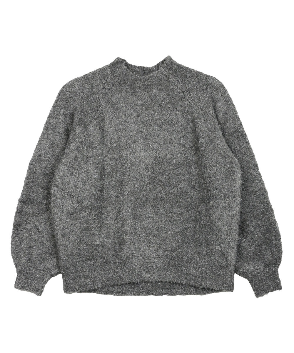 ZAMPA（ザンパ） ウール混リングヤーンボトルネックプルオーバー