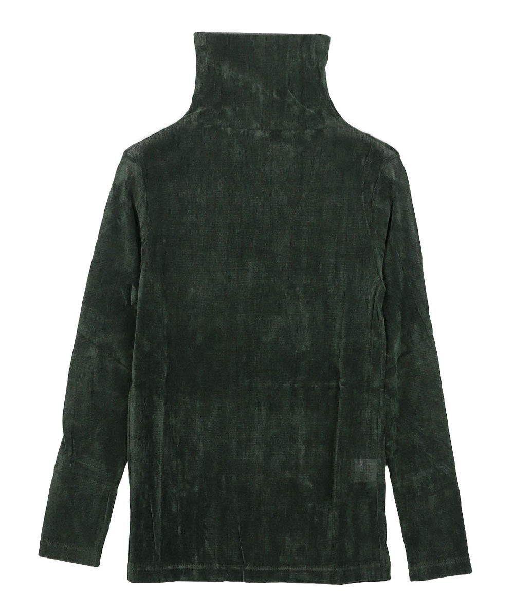 PUPULA（ププラ） チュールフロッキー シアー タートルネック