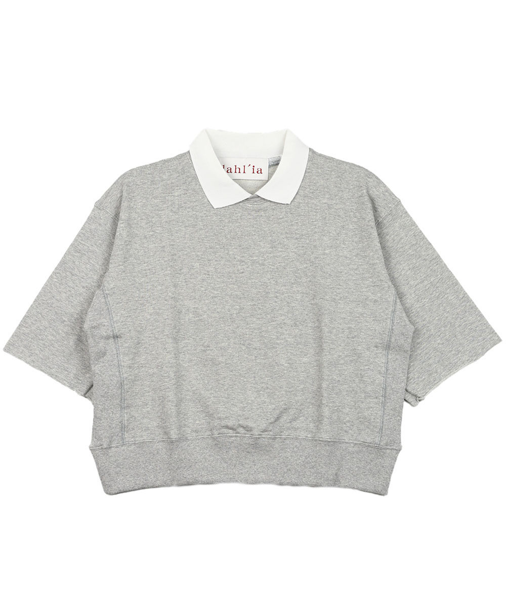 ダリア 襟付き 裏毛ワイドプルオーバー dahl'ia DTH-211 国内正規品 2025春夏新作 送料無料 dahl'ia（ダリア） 襟付き 裏毛ワイドプルオーバー レディース 国内