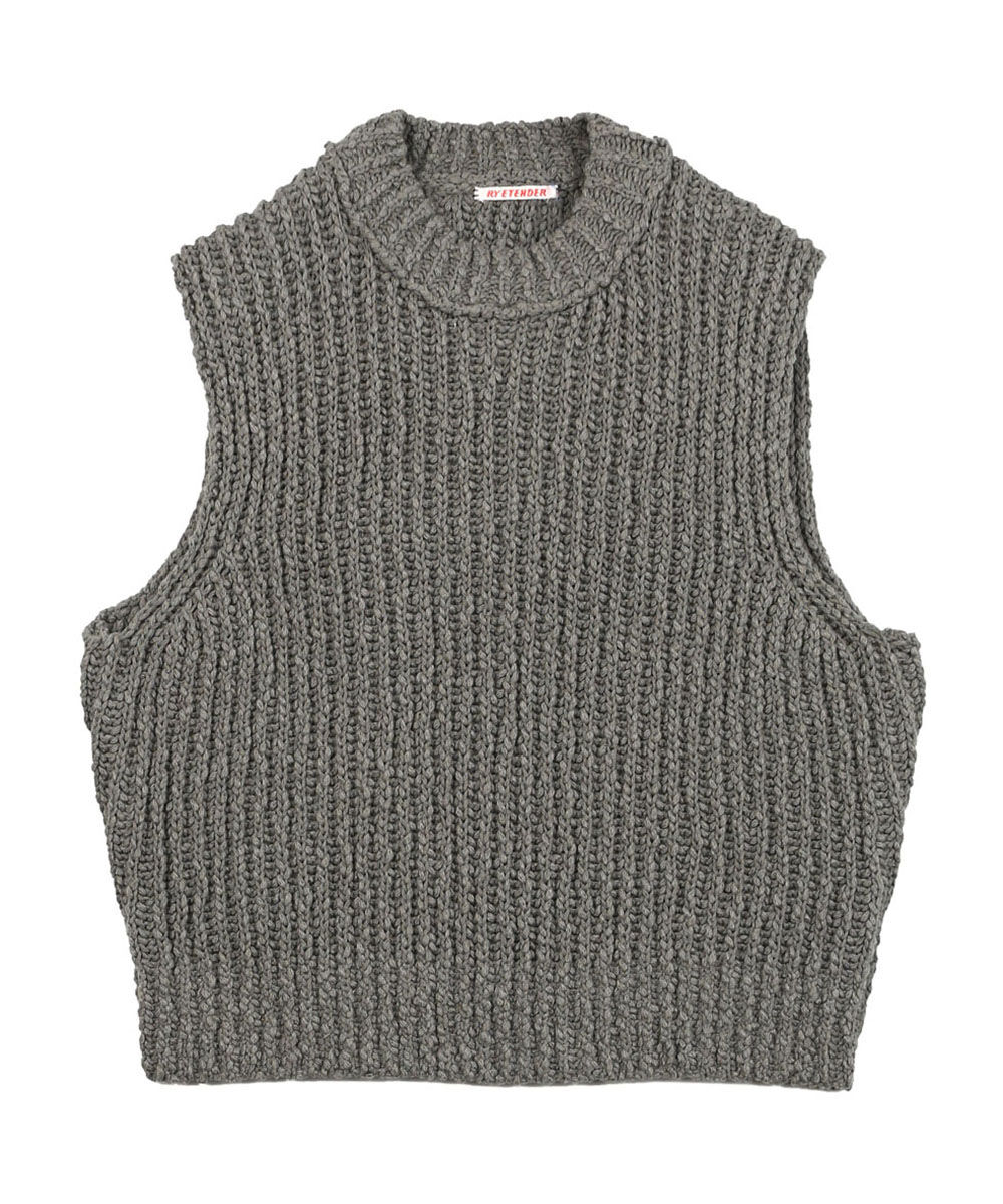 25ss/RYE TENDER/OCTOBER VEST/コットン/GRN/総柄/010152500 ライテンダー OCTOBER VEST RYE TENDER 2025春夏新作 レディース