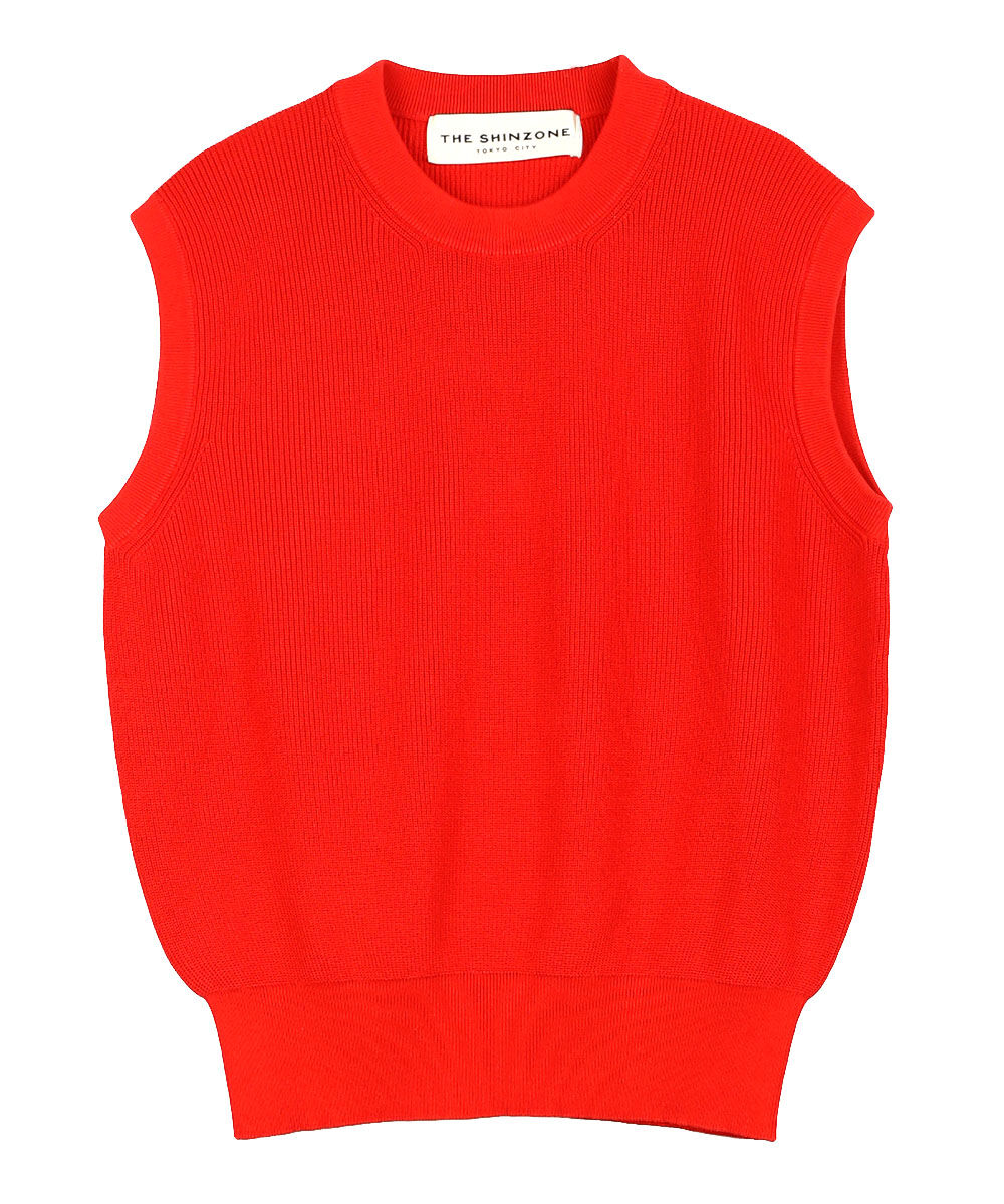 ザ シンゾーン TWISTED COTTON KNIT VEST THE SHINZONE 2025春夏新作 レディース 国内正規品 ザ シンゾーン TWISTED COTTON KNIT VEST THE SHINZONE 2025春夏