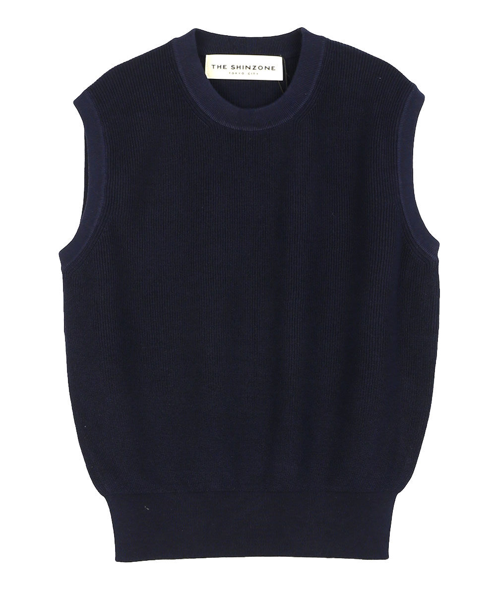 ザ シンゾーン TWISTED COTTON KNIT VEST THE SHINZONE 2025春夏新作 レディース 国内正規品 ザ シンゾーン TWISTED COTTON KNIT VEST THE SHINZONE 2025春夏