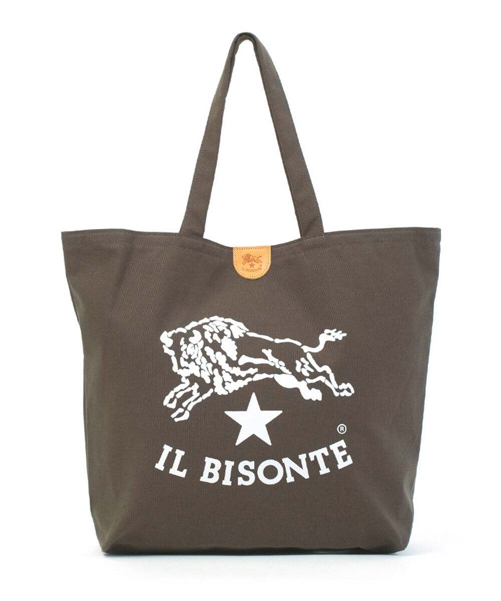 大人気!! IL BISONTE ロゴプリント マンスリートートバッグ マンスリートートバッグ｜トート・ハンドバッグ｜IL BISONTE