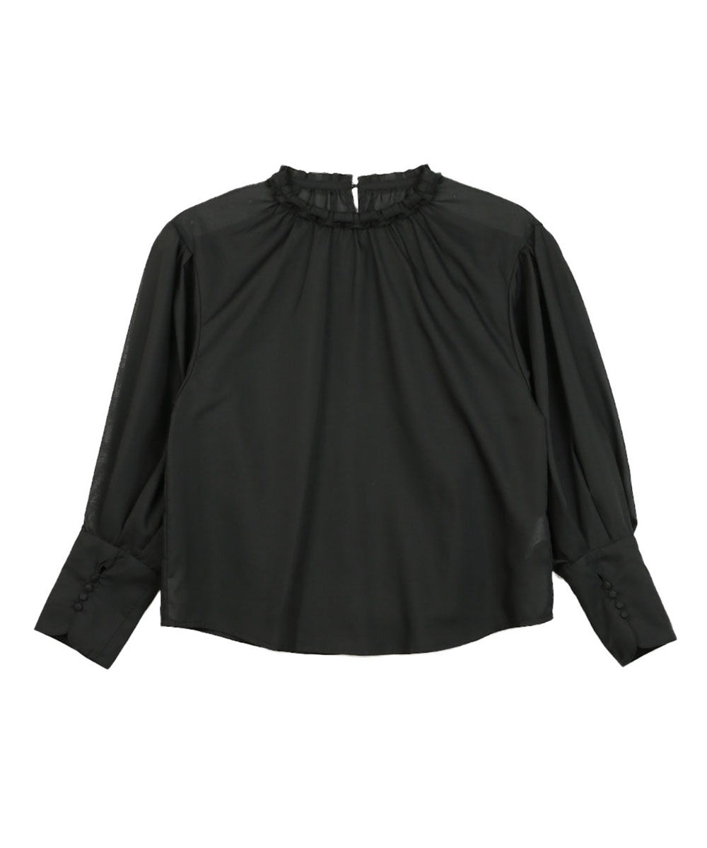 ホワイト PLEATS COLLAR BLOUSE WHYTO. レディース 国内正規品 爆買 |  | 01