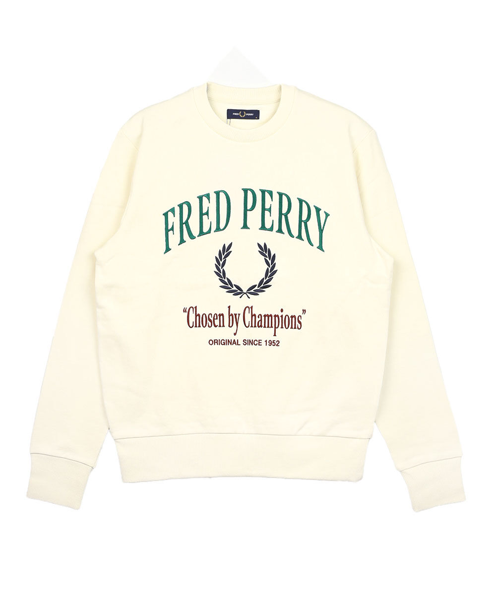 フレッドペリー Embroidered Champion Sweatshirt FRED PERRY