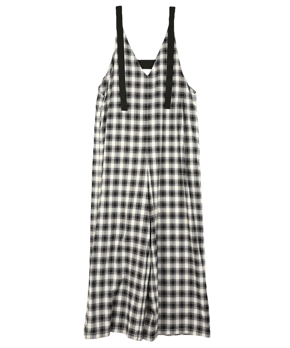 シニヨン チェックVネックサロペット CHIGNON 2025春夏新作