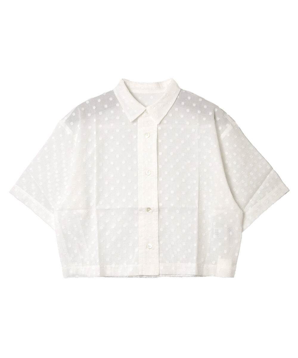 レディース CANYON de CHELLY レースコットンシャツ Dot＆Stripes CHILD WOMAN tシャツ 30/-天竺 ティアードコットン