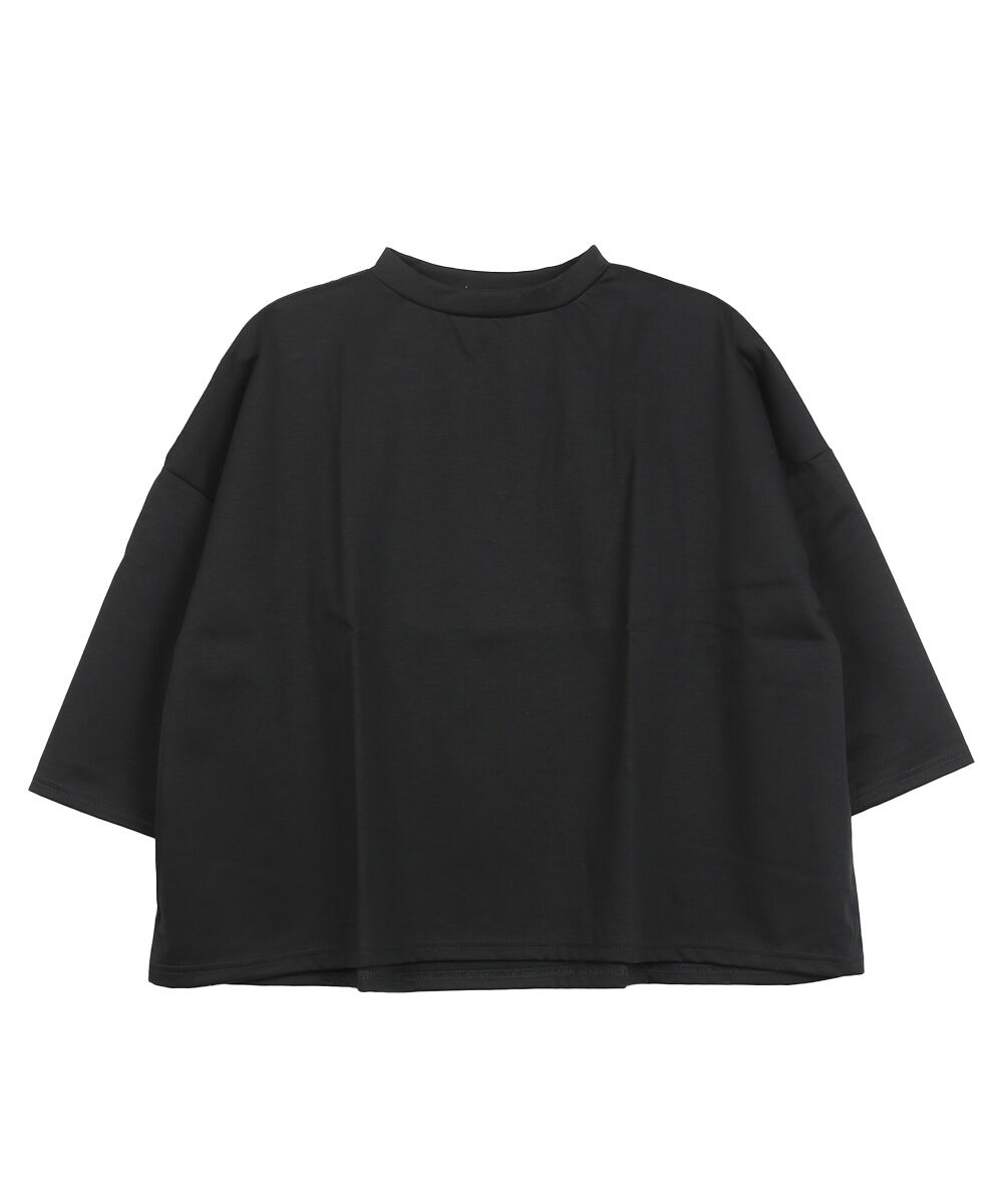 ナル 60スーピマコットンポンチ ワイド七分袖Tシャツ naru 2026春夏