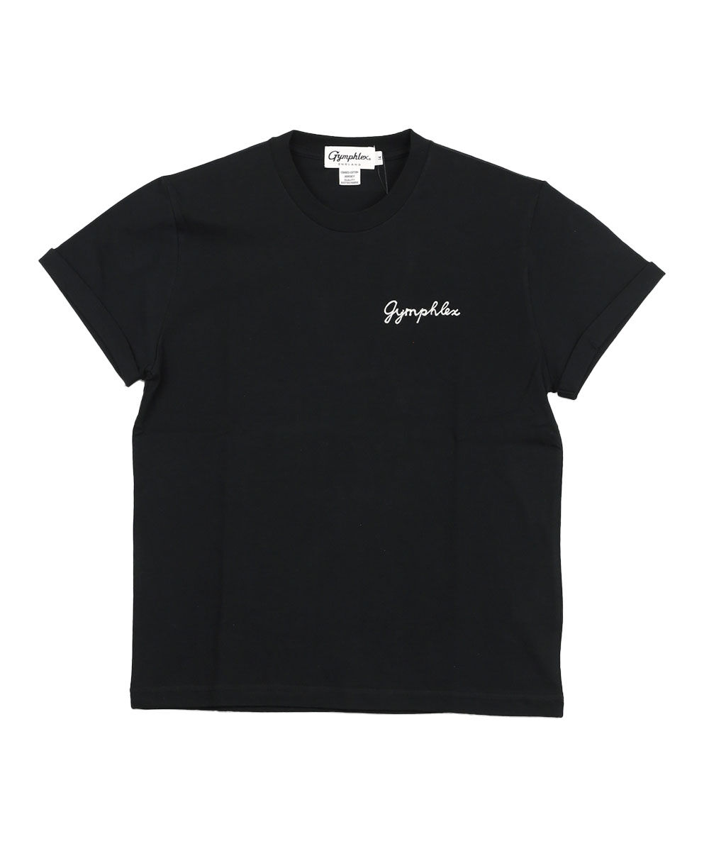ジムフレックス ショート刺しゅうTシャツ Gymphlex 2025春夏新作 レディース メンズ 国内正規品 GYMPHLEX ジムフレックス ショート刺しゅうTシャツ Gymphlex