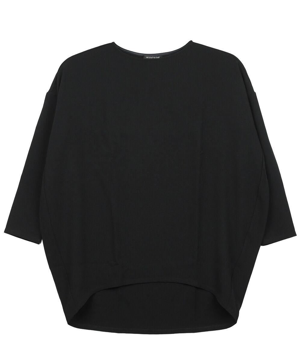 mizuiro ind (ミズイロインド) クルーネックコクーンプルオーバー