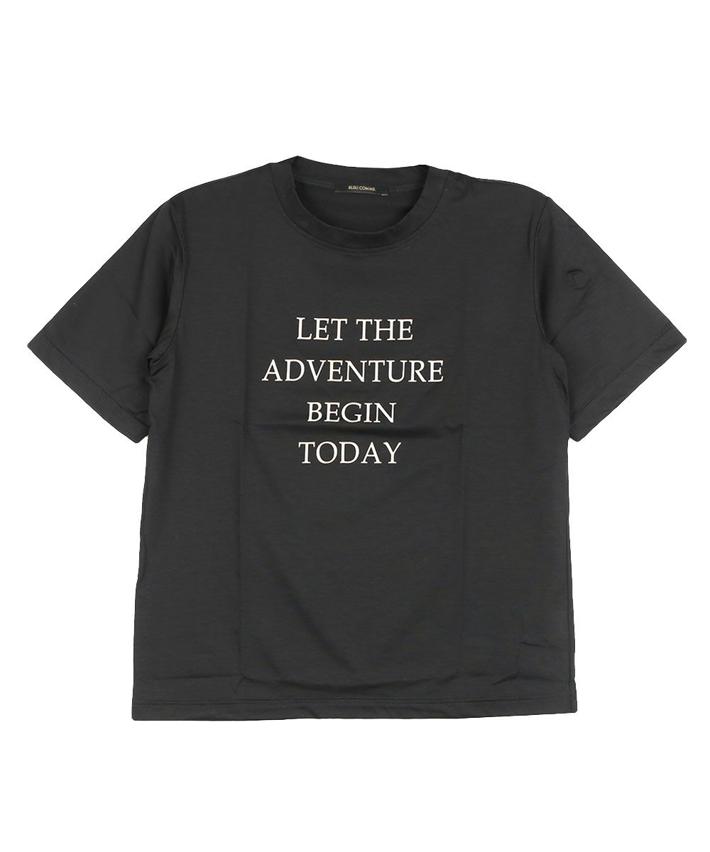 ブルーコム ロゴTシャツ BLEU COMME. 2025春夏新作 レディース