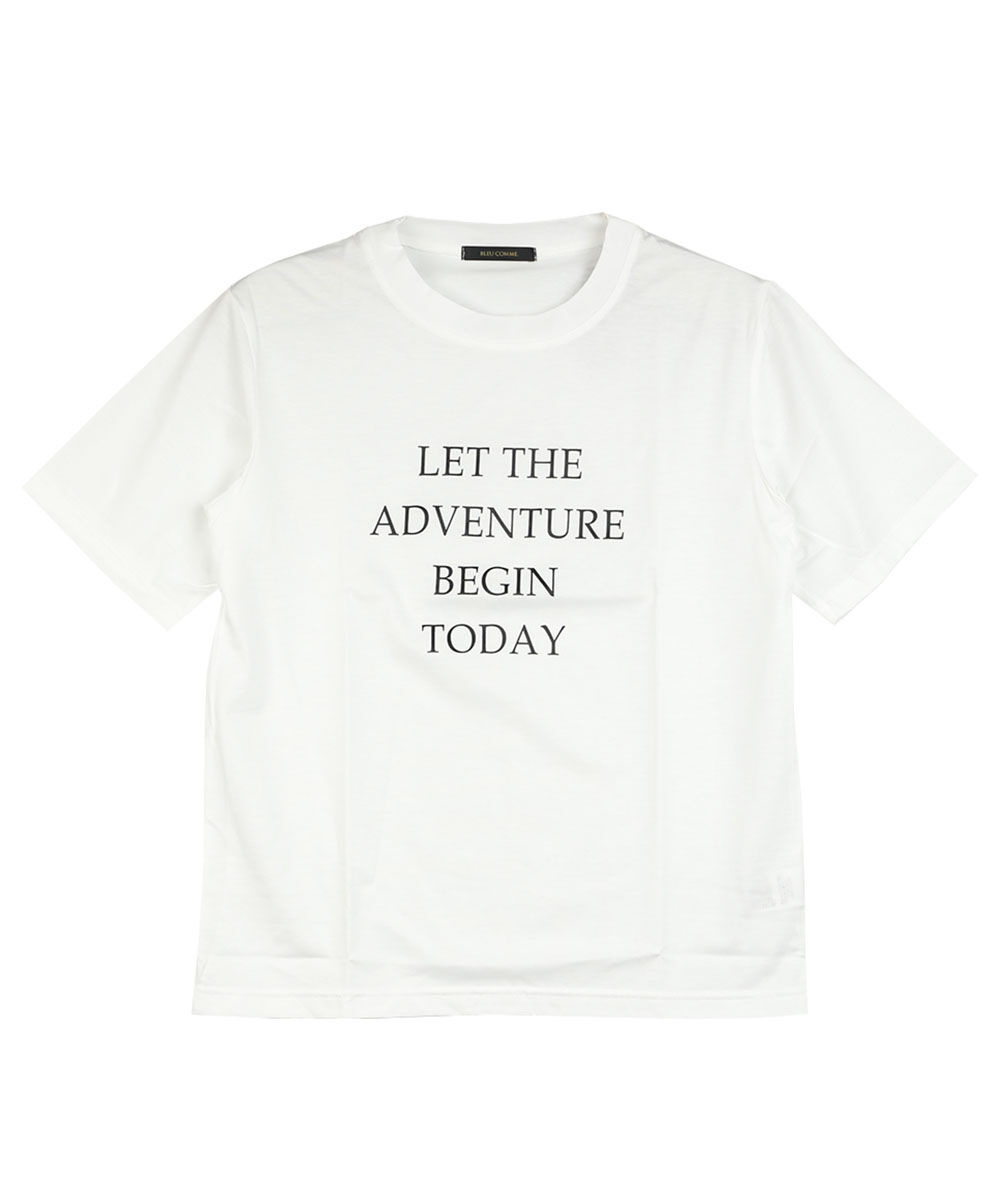 ブルーコム ロゴTシャツ BLEU COMME. 2025春夏新作 レディース 国内正規品 メール便可能5 ブルーコム ロゴTシャツ BLEU COMME. 2025春夏新作 レディース