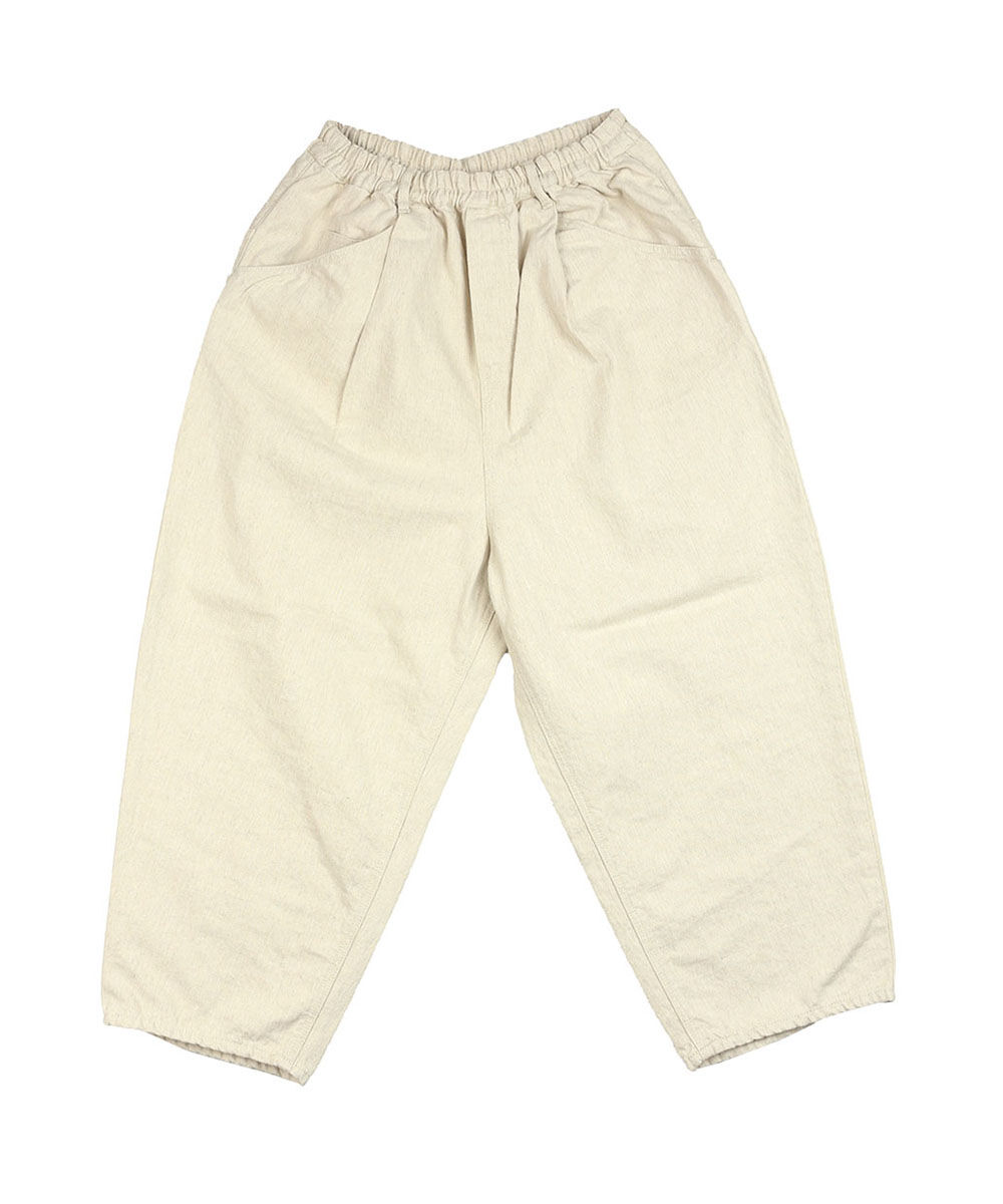 ツムグ コットンリネンデニムパンツ tumugu 2025春夏新作
