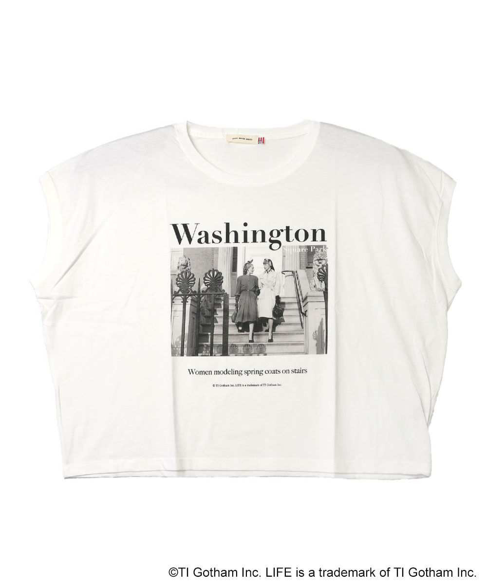 【GOOD ROCK SPEED】LIFE Knitting フォトT ブラック LIFE PICTURE COLLECTION×GOOD ROCK SPEED】 フォトTシャツ