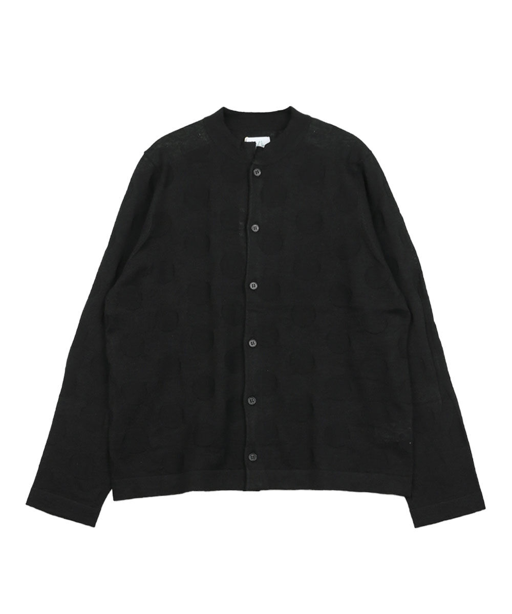 NATURAL LAUNDRY ナチュラルランドリー L/Cドットカーディガン